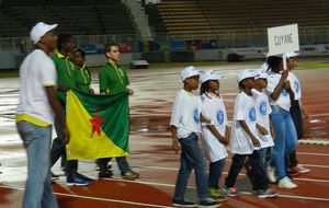 Cérémonie d'ouverture CARIFTA - Guyane française