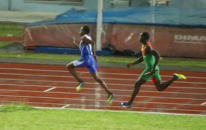 CARIFTA - Finale 4x100m U18, Ludgi Sillon ligne droite opposée
