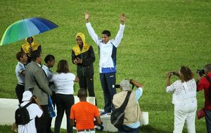 CARIFTA - Podium 5000m U20, Brian Ludop en bronze