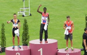 Valence 20 juillet - Ludvy Vaillant champion de France junior du 400m haies
