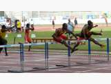 CARIFTA - Finale 110m haies U20, Wilhem Belocian (GUA) à quelques centièmes du record du monde junior
