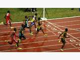 CARIFTA - Finale 100m U18 qui sera recourue le lendemain avec Raheem Chambers en 10s27