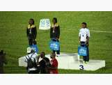 CARIFTA - Podium 400 haies U20 avec Méghane Grandson