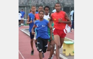 Actu minimes - Regroupement et 1er tour Carifta