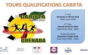 CARIFTA 1er Tour Dimanche 21 février au stade Louis Achille