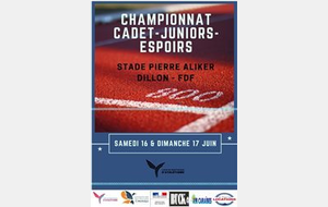 Championnat Régional Cadet-Junior-Espoir