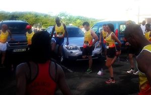 10km Rivière Salée - Récup en groupe pour terminer