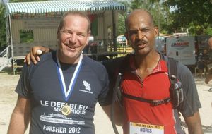 Richard (Défi bleu 58km) et Boris (Trail des Caps 33km)