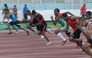 Meeting Zénith - Départ du 100m hommes