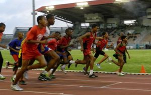 Meeting Zénith - Départ du 1000m benjamins