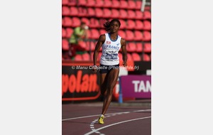 Europe Espoirs - Série du 400m - Lénora 1e et qualifiée