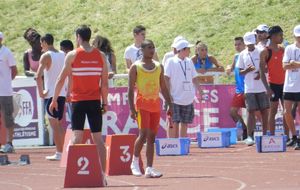 France CA/JU - 21 juillet - Mathias - séries du 4x100m juniors