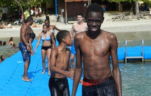 Stage Noël 2013 - 3e journée et entraînement plage à Corps de Garde - Kéziah