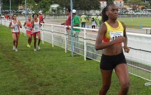 Championnats de cross 2014 - Une sauteuse qui se demande ce qu'elle fait là, Emeline