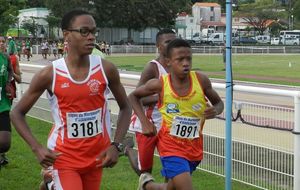 Championnats de cross 2014 - Le minime Eldrick