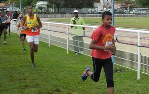 Championnats de cross 2014 - Mathias (9e MIM) et Romain