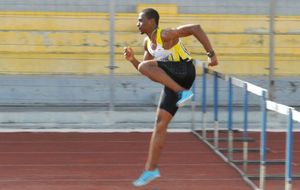 Finales à Louis Achille - Bélocian, champion d'Europe junior du 110 haies en 2013, médaillé de bronze aux mondiaux en 2012