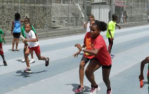 EA/PO Gauloise - Relais poussins, Cynthia pour terminer. Jolie course de l'équipe