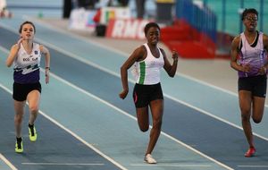 France indoor 2014 - Axelle Lambert de l'Eclipse championne du 60m cadettes