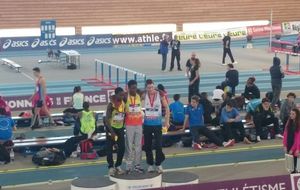 France indoor 2014 - Podium du 200m cadets