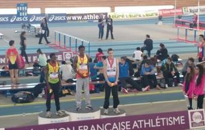 France indoor 2014 - Podium du 200m cadets