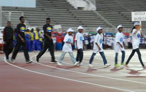 Cérémonie d'ouverture CARIFTA - Antigua et Barbuda