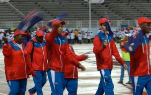 Cérémonie d'ouverture CARIFTA - Iles Cayman