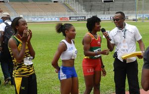 CARIFTA - Les 3 premières du triple U18
