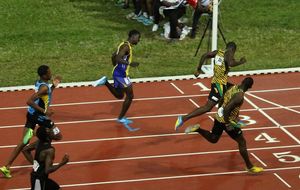CARIFTA - Finale 200m U20 - O'Hara devant Minzie (20s50 et 20s56)