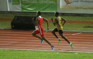 CARIFTA - Finale 4x400m U20, dernière course