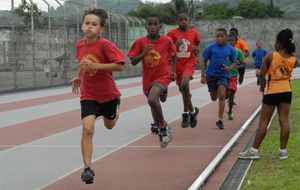 Animation Golden Lion - Mattéo (vainqueur du 1000m) et Rodolphe 