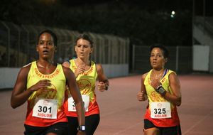 Meeting 2014 - 3000m F avec Armelle, Frédérique et Paola