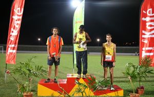 Meeting 2014 - Podium 3000m H avec Benoît Fourmont 3e