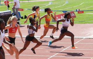 Valence 18 juillet - Audrey en série du 100, ça ne passera pas en demi avec 12s49