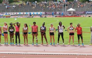 Valence 19 juillet - Présentation de la finale du triple cadettes avec Axelle