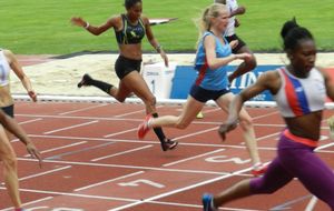 Valence 20 juillet - Méghane Grandson 7e de la finale de 200m juniors