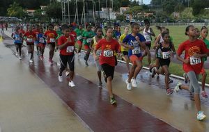 Championnats de cross 2015 - Départ des benjamines