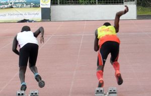 Meeting Cigogne 2015 - Mario 3e du 50m, 1er en hauteur et au poids