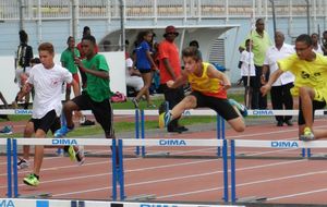 Champ BE/MI - Baptiste (vainqueur du 50m haies BEM)