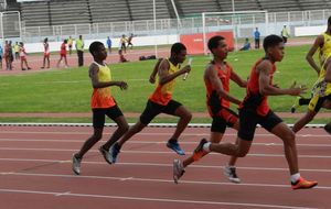 Champ BE/MI - Le relais 4x60m MIM second avec Johalan et Rony