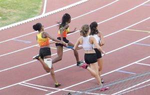 Albi 2015 - En tête après les relais de Jemina et Audrey