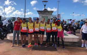 Une partie de l'équipe féminine de l'Aiglon Hors-Stade 