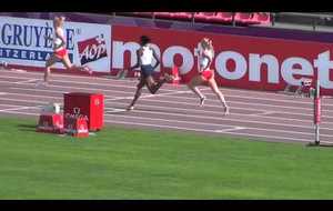 Finale du 400m des Europe Espoirs - Lénora championne - 13 juillet 2013