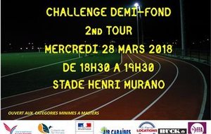 Challenge 1/2 fond 2ème tour