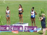 Albi 2015 - Julie Adèle du Racing Club de Martinique 3e du triple cadettes