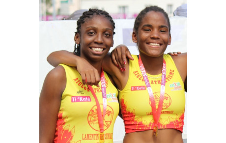 47ème Carifta Games avec Auriane et Ketty 